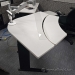 Ergotech Teknion Torsion Sit Stand Height Adjustable Corner Desk